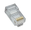 PLATINUM 106167C RJ45 CAT5E ROUND SOLID 3-PRONG 25PK