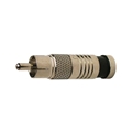 PLATINUM 18051C RCA RG6U COMP CONNECTOR NICKEL 6PK