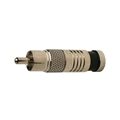 PLATINUM 18061C RCA RG59 COMP CONNECTOR NICKEL 6PK