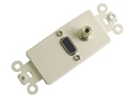 CALRAD 281613.5 VGA & 3.5 FEEDTHRU COUPLER DECORA