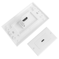 CALRAD 28-166K-KIT HDMI WALL PLATE IN WHITE