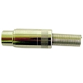 CALRAD 30-429 SOLDER-ON FEMALE RCA CONNECTOR NICKEL