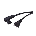 VANCO RIGHT ANGLE POWER CORD 2 PRONG 3FT