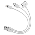 CALRAD 42-114 TRIPLE USB CHARGING CABLE W/ LIGHTNING