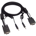 CALRAD 55-6613M-35 VGA MOLDED VIDEO & STEREO CABLE 35FT