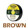 DOTTIE 66CBRN PREMIUM PVC TAPE 3/4" X 66' BROWN