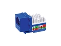 VANCO 820556 RJ45 CAT5E KEYSTONE JACK BLUE 90 DEGREE