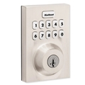 Kwikset HC 620 CNT DB Push Button Lock ZW 700 Satin Nick