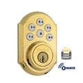 POLISHED BRASS ZWAVE PLUS SMARTCODE DEADBOLT