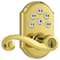 KWIKSET 99120-007 POLISHED BRASS LEVER ZIGBEE