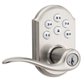 SATIN NICKEL LEVER ZWAVE PLUS SMARTCODE DEADBOLT