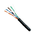 VERTICAL CABLE CAT5ESUVBK CAT5E SHIELDED UV BLACK 1000'