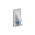 ARLINGTON CE1 1G 1PC SCOOP PLATE WHITE