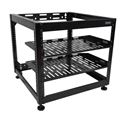 SANUS 26" TALL AV RACK 10U STACKABLE SKELETON RACK