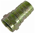 HOLLAND F56-324G "F" CONNECTOR RG6 W/RING-BRASS