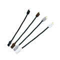 MIDDLE IEC12X4 IEC POWER CORD 12" LENGTH 4 PIECES