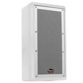 COMPACT TWO WAY TRAPEZOIDAL 8" LOUDSPEAKER WHITE