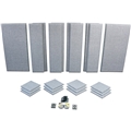 PRIMACOUSTIC LONDON12-GY 22 PC ROOM KIT 150 SQ FT GREY