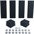 PRIMACOUSTIC LONDON8-BK 12 PC ROOM KIT 100 SQ FT BLACK