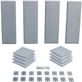 PRIMACOUSTIC LONDON8-GY 12 PC ROOM KIT 100 SQ FT GREY