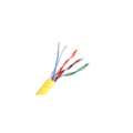 Wirepath Cat5e 350MHz UnshRisr Wire 1000ft NestinBox (Yel)