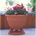 ROCKUSTICS OMNIPLANTER8.0TCG FLOOR PLANTER TERRA COTTA GRAN