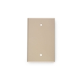 Wirepath Blank Standard Wallplate Ivory