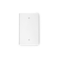 Wirepath Blank Standard Wallplate White