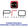 LICENSE - PLZEM5 PROLINK.Z PROPANEL 5 USER APPLE LICENSE