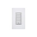 LUTRON RRD-HN6BRL-WH HYBRID 6 BUTTON RAISE/LOWER KEYPAD WH