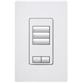 LUTRON RRD-W3BRL-WH 3B SWITCH W/RAISE/LOWER WALL KEYPAD WHT