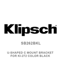 U-SHAPED C MOUNT BRACKET FOR KI-272 COLOR BLACK PAIRS