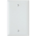 ONQ TP13W SINGLE GANG BLANK WALL PLATE WHITE