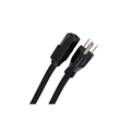 WattBoxMale Power Cord w/3 Prong IEC Socket 1.5ft