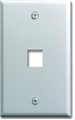 ONQ WP3401WH WHITE KEYSTONE WALL PLATE 1 PORT