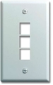 ONQ WP3403WH WHITE KEYSTONE WALL PLATE 3 PORT