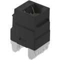 ONQ WP3460BK CAT6E RJ45 T568A/B KEYSTONE JACK BLACK