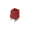 ONQ WP3460-RE CATEGORY 6 RJ45 T568 A/B KEYSTONE CNCTR RED