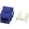 ONQ WP3476-BE QUICK CONNECT CAT6 RJ45 KEYSTONE INSERT BLUE