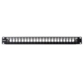 Wirepath Rack Mount 24-port Blank Patch Panel