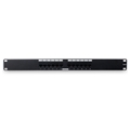 Wirepath Rack Mount 12-port RJ45 Cat 5e Patch Panel