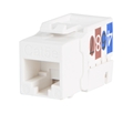 Wirepath Cat 5e RJ45 UTP Keystone Insert 90Deg (Wh)