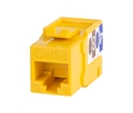 Wirepath Cat 5e RJ45 UTP Keystone Insert 90 Deg (Yel)