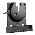 SLIM WALL MOUNT FOR SONOS AMP LOCKABLE LATCH BLACK