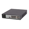 12 PORT 8 POE MANAGED SWITCH GIGABIT 130W 24GBPS