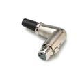 HOSA XRR-318F XLR CONNECTOR FEMALE BAL AUDIO RIGHT ANGLE