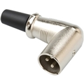 HOSA XRR-318M XLR CONNECTOR MALE BAL AUDIO RIGHT ANGLE