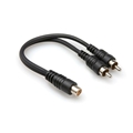 HOSA YRA-105 Y-CABLE RCA F TO DUAL RCA M