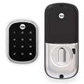 PRO SERIES SATIN NICKEL TOUCH SCREEN LOCK NO DEADBOLT