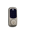 YALE S NICKEL PUSH BUTTON LOCK ZWAVE 25 USERS KEYED DEADBOLT